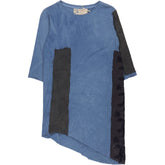 By Walid Blue Cotton Jersey Top