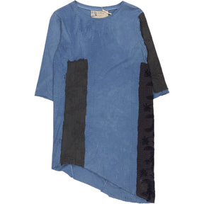 By Walid Blue Cotton Jersey Top