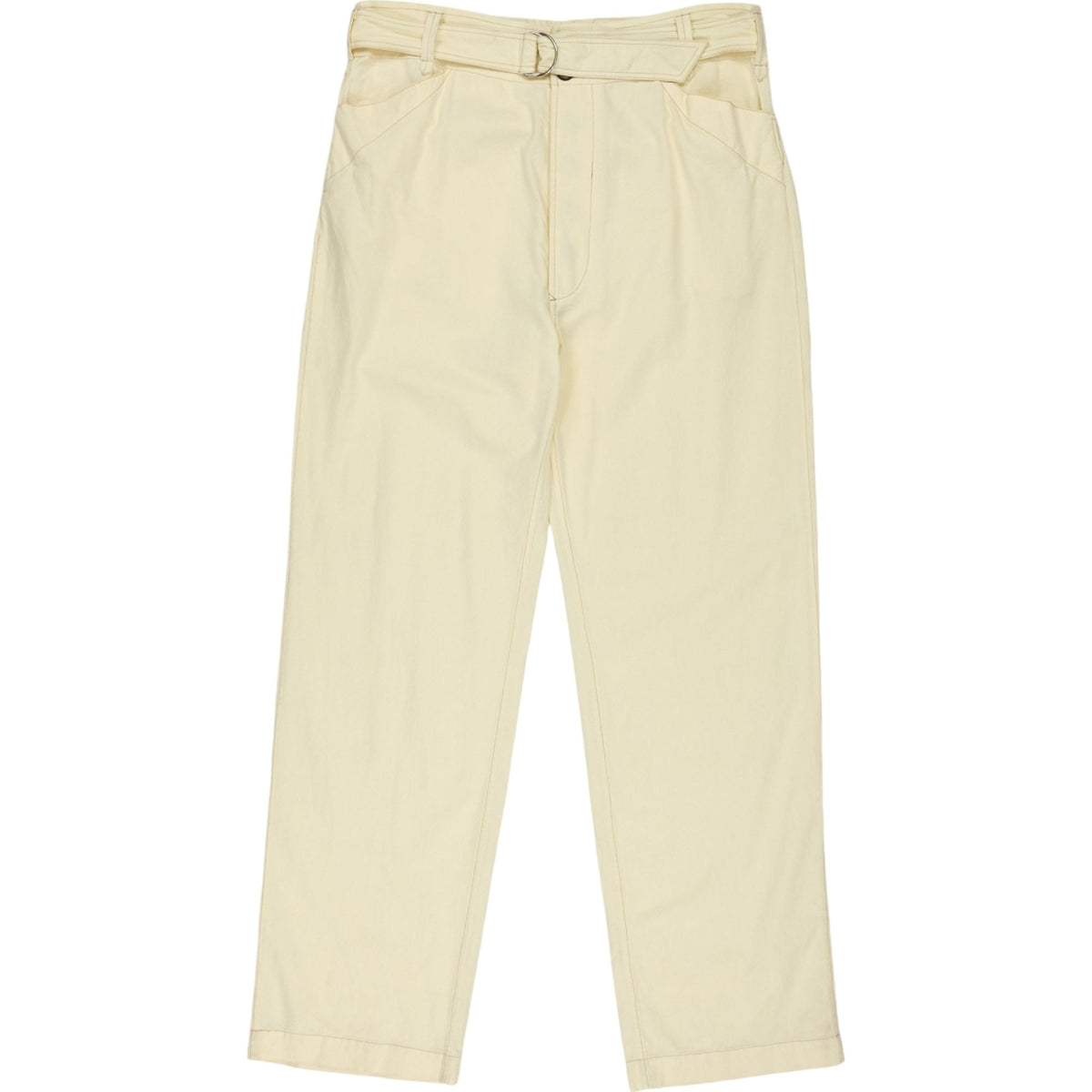 Soeur Cream Cotton Trousers