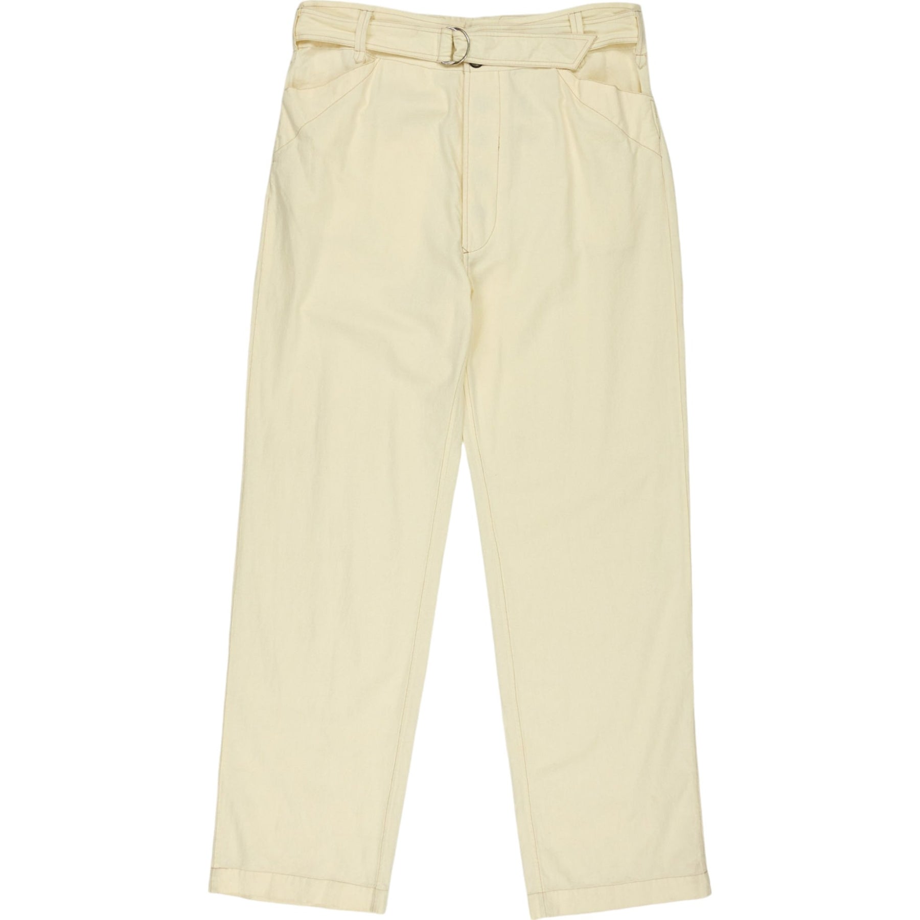 Soeur Cream Cotton Trousers