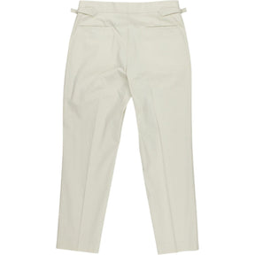 Moss Cream Pleat Trousers