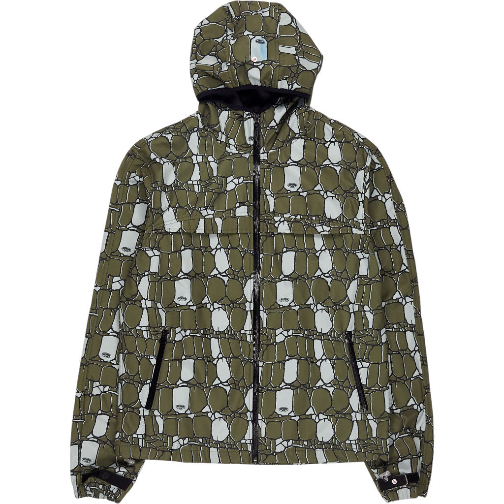 Billionaire Boys Club Green Graphic Print Jacket