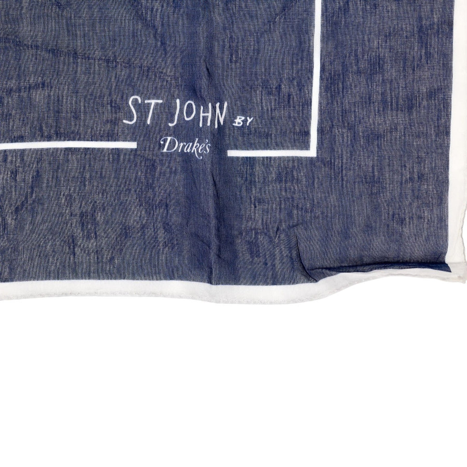 Drake's Blue St John Scarf