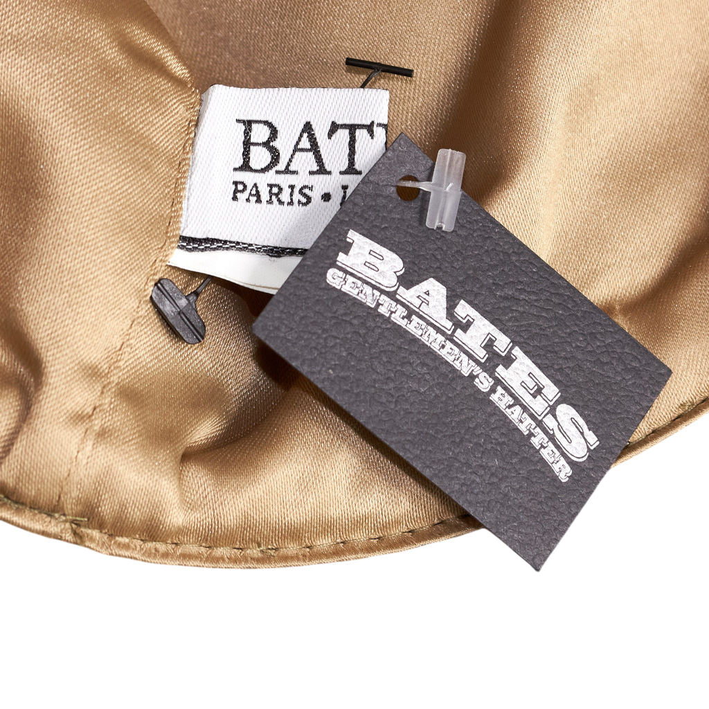 Bates Cream Houndstooth Wool Deerstalker Hat