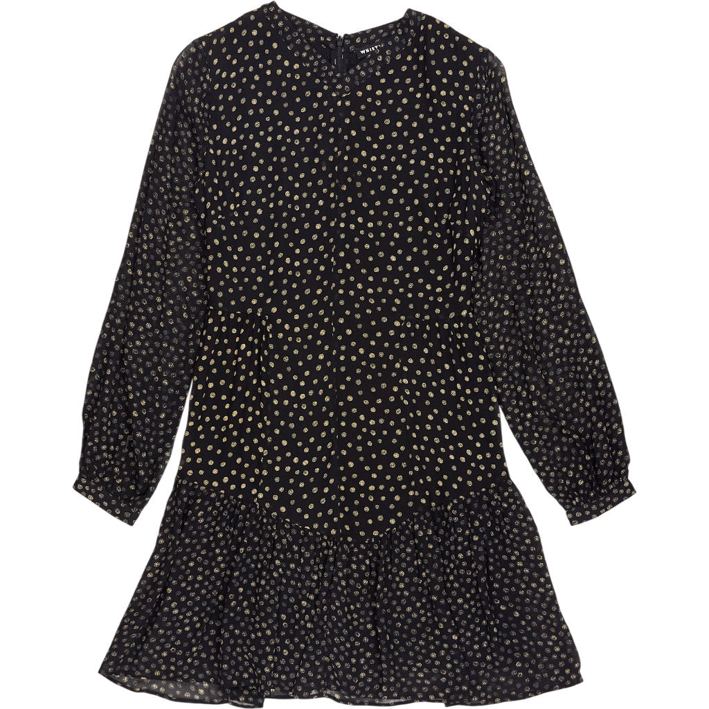 Whistles Black Polka Dot Dress