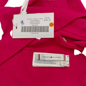 Tommy Hilfiger Pink Unlined Triangle Bra Top
