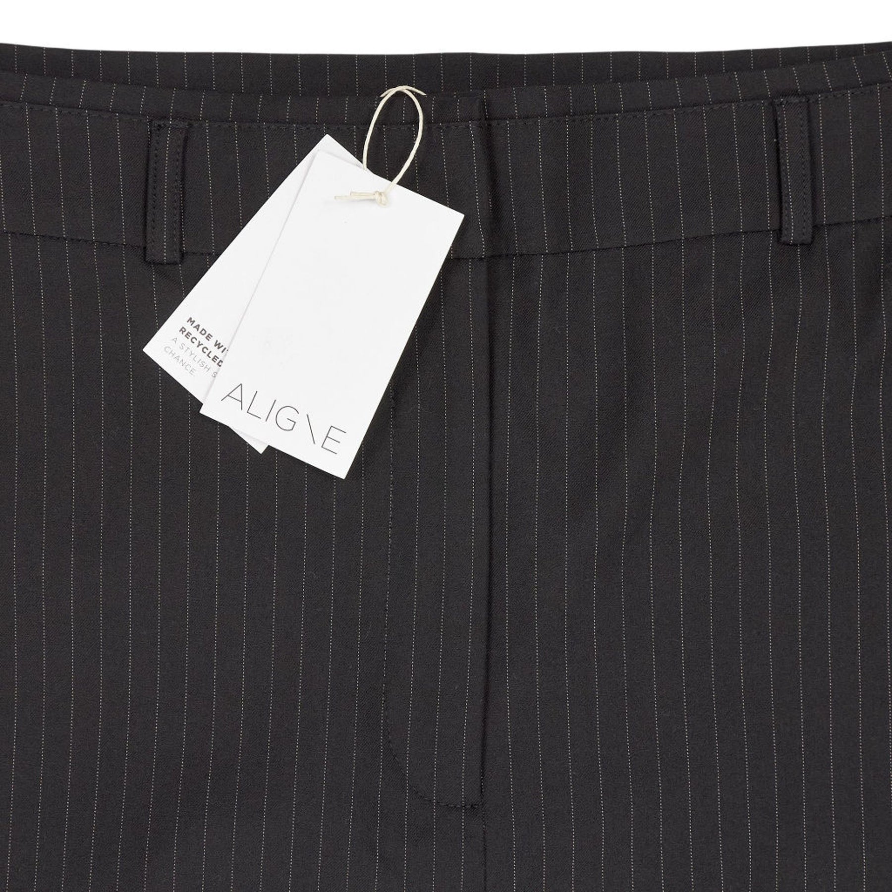 Aligne Black Pinstripe Kasia Maxi Skirt