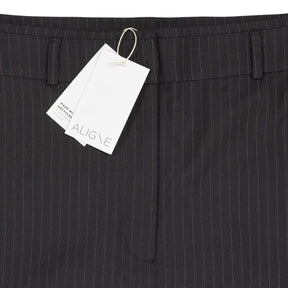 Aligne Black Pinstripe Kasia Maxi Skirt
