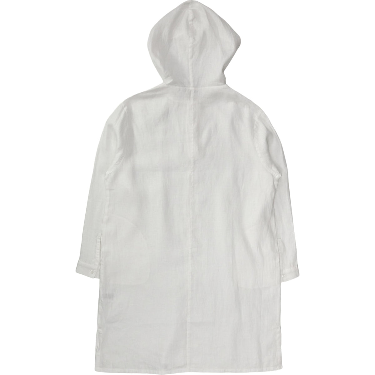 NRBY White Hooded Dress