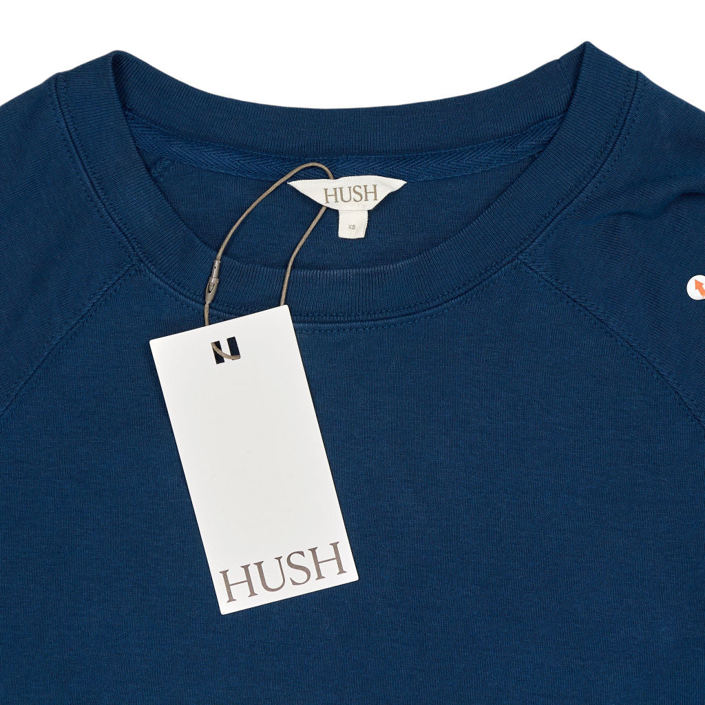 Hush Teal Blue Matilda Cotton Raglan Top
