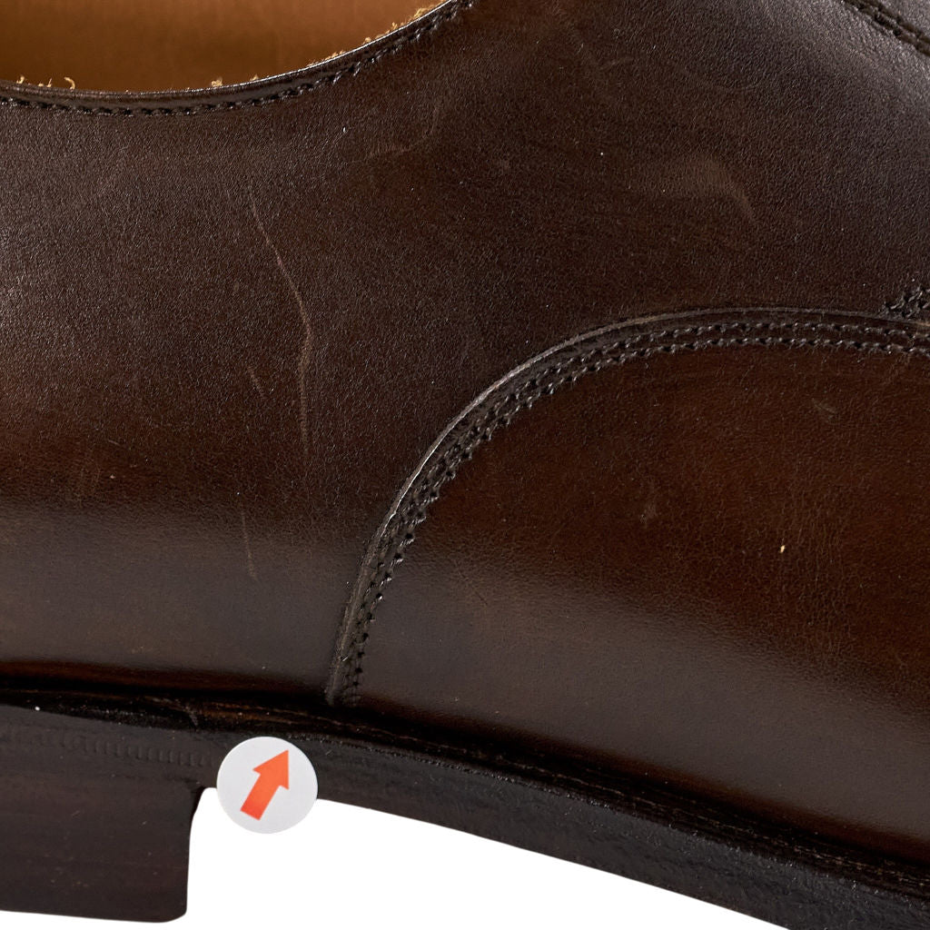 Crockett & Jones Brown Leather Oxford Shoes