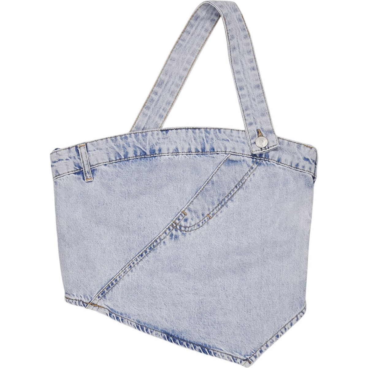 Pull & Bear Light Blue Denim Top