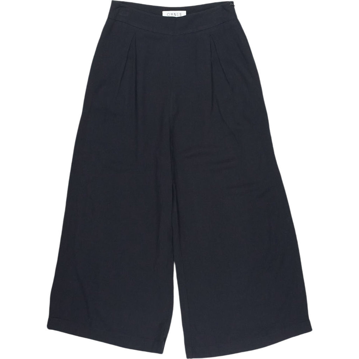 OMNES Black Wide-Leg Trousers