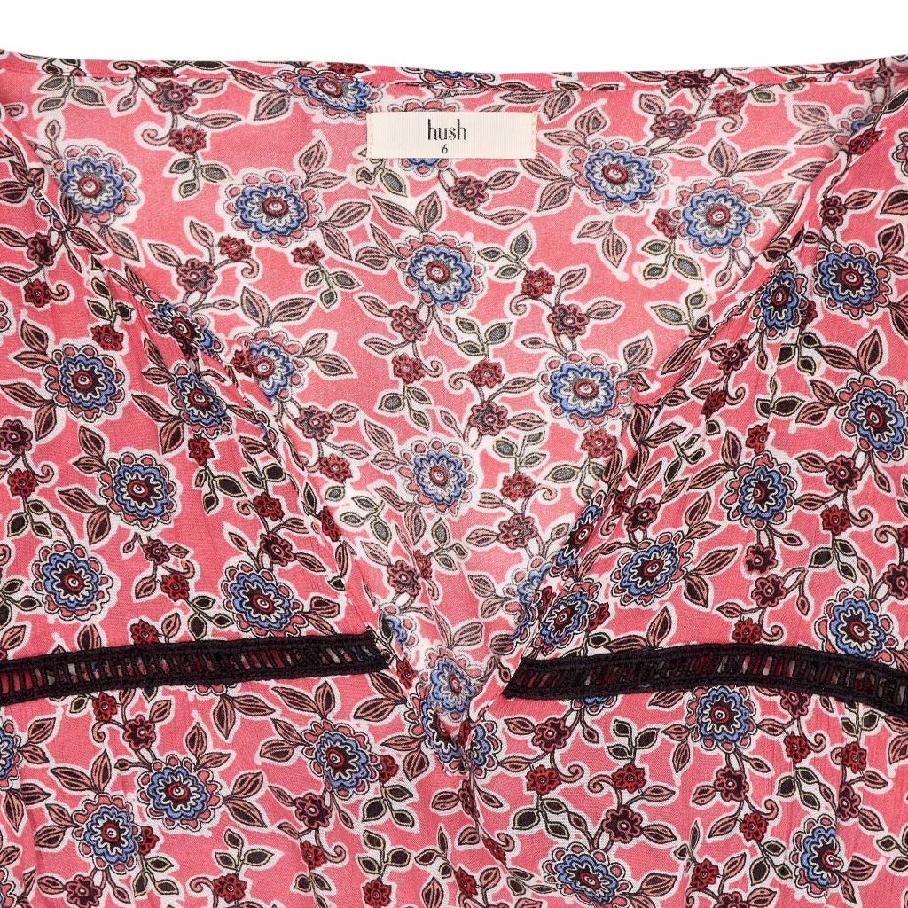 Hush Pink Floral Print Dress
