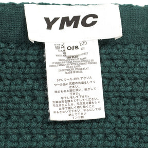 YMC Green Knit Scarf