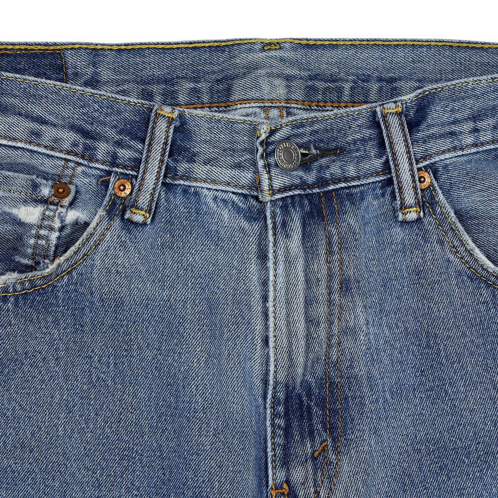 Levi's Blue 505 Straight Jeans