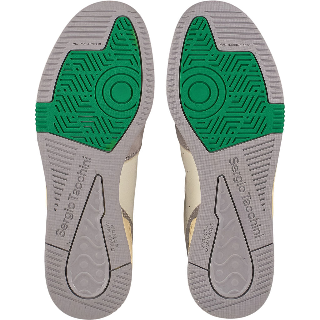 Sergio Tacchini Grey & Green Trainers