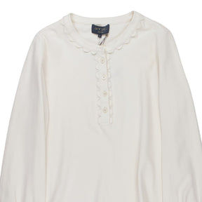Wyse Ivory Anisa Long Sleeve Top