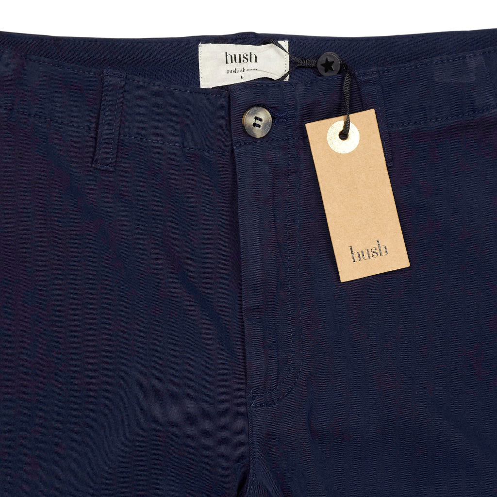 Hush Midnight Navy Girlfriend Chino Trousers