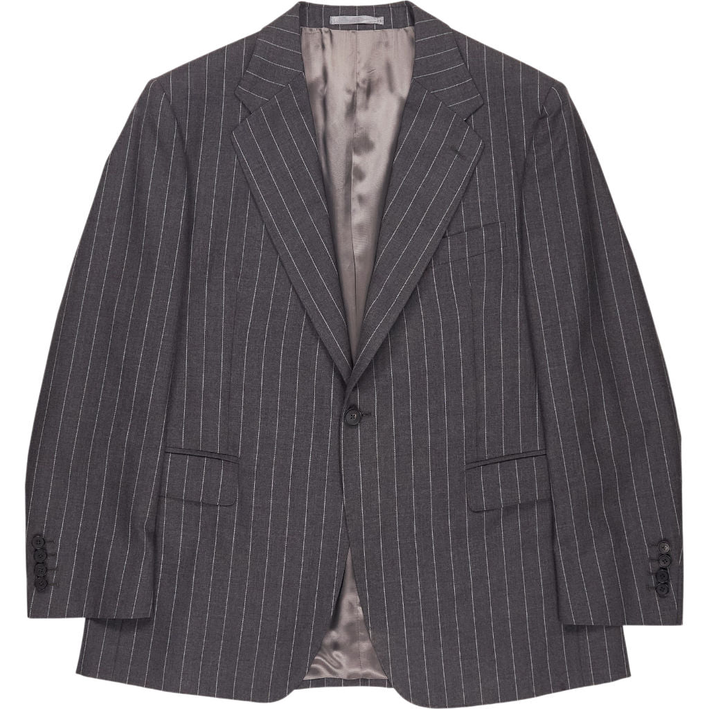 Richard Anderson Grey Pinstripe Suit