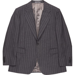 Richard Anderson Grey Pinstripe Suit