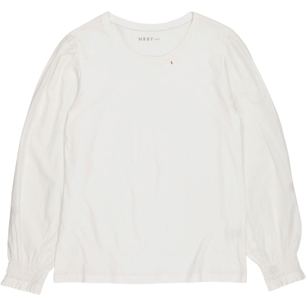 NRBY White Long Sleeve Top