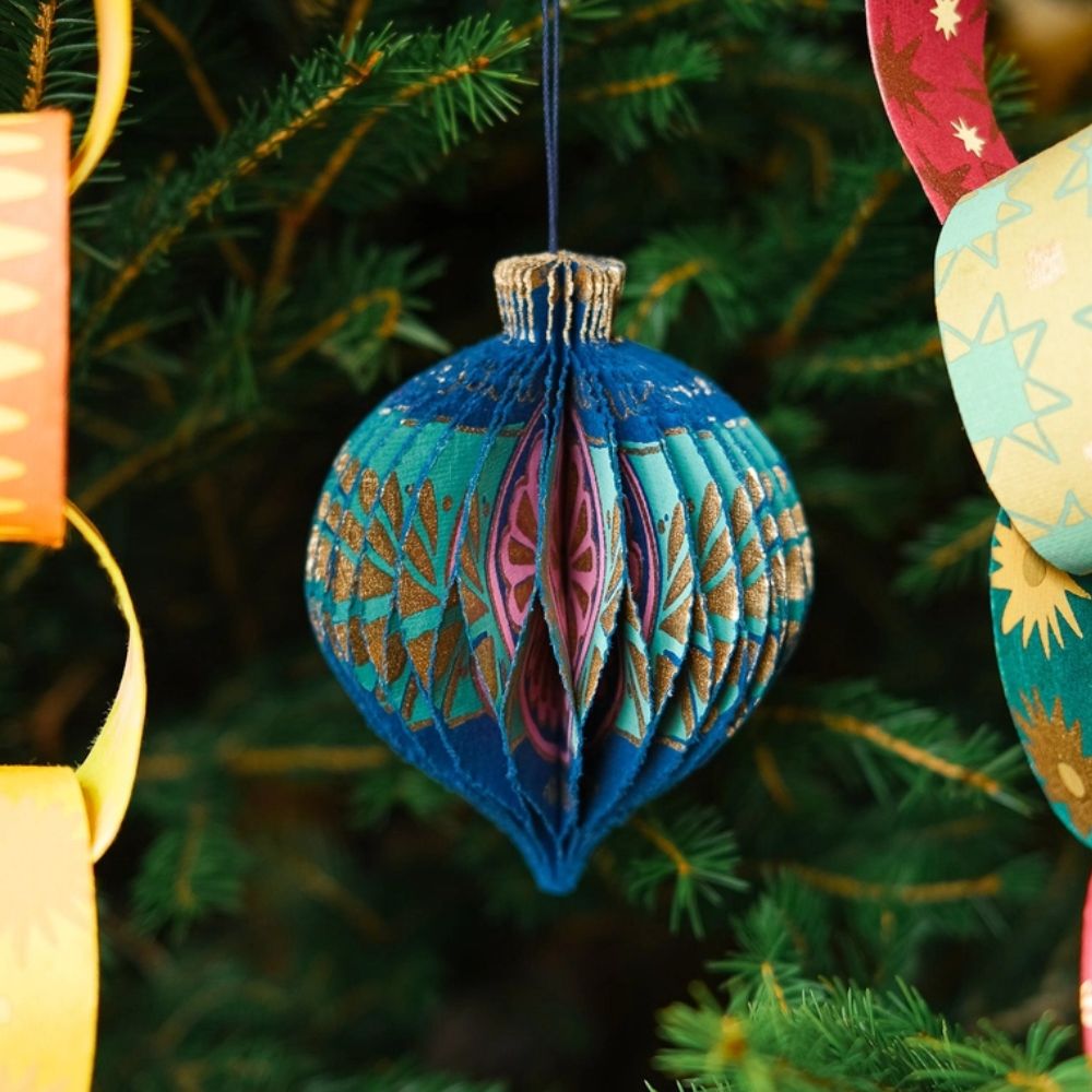 Honeycomb Bauble - 3 individual colours