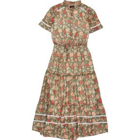 ME+EM Floral Print Midi Dress