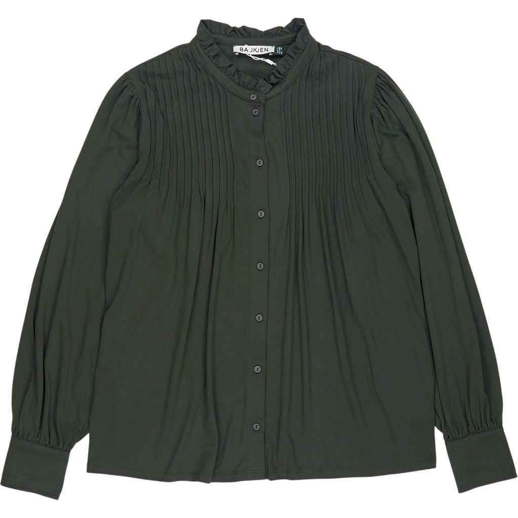 Baukjen Khaki Green Imken Long Sleeve Blouse