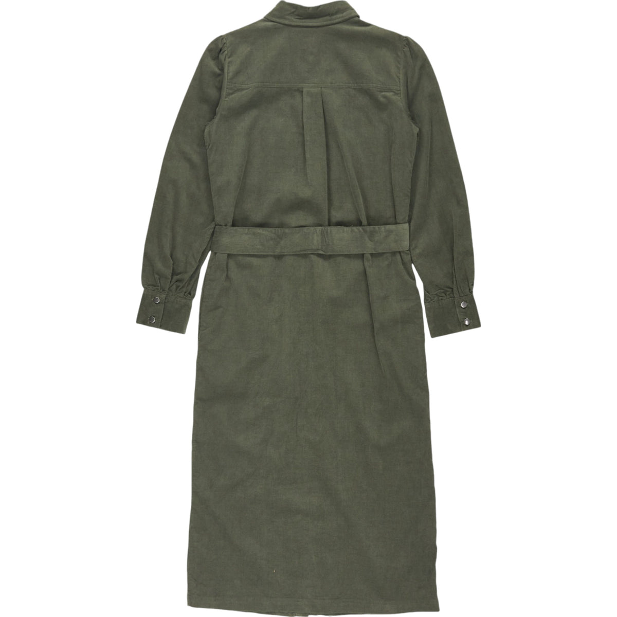 Hush Khaki Lisa Corduroy Shirt Dress