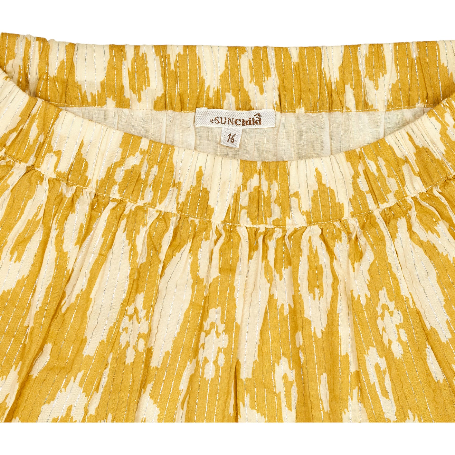 Sunchild Yellow Tiered Skirt