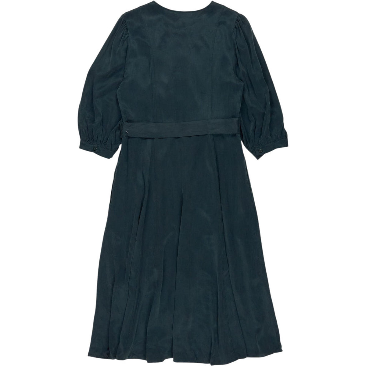 Baukjen Dark Green Malin Recycled Cupro Dress