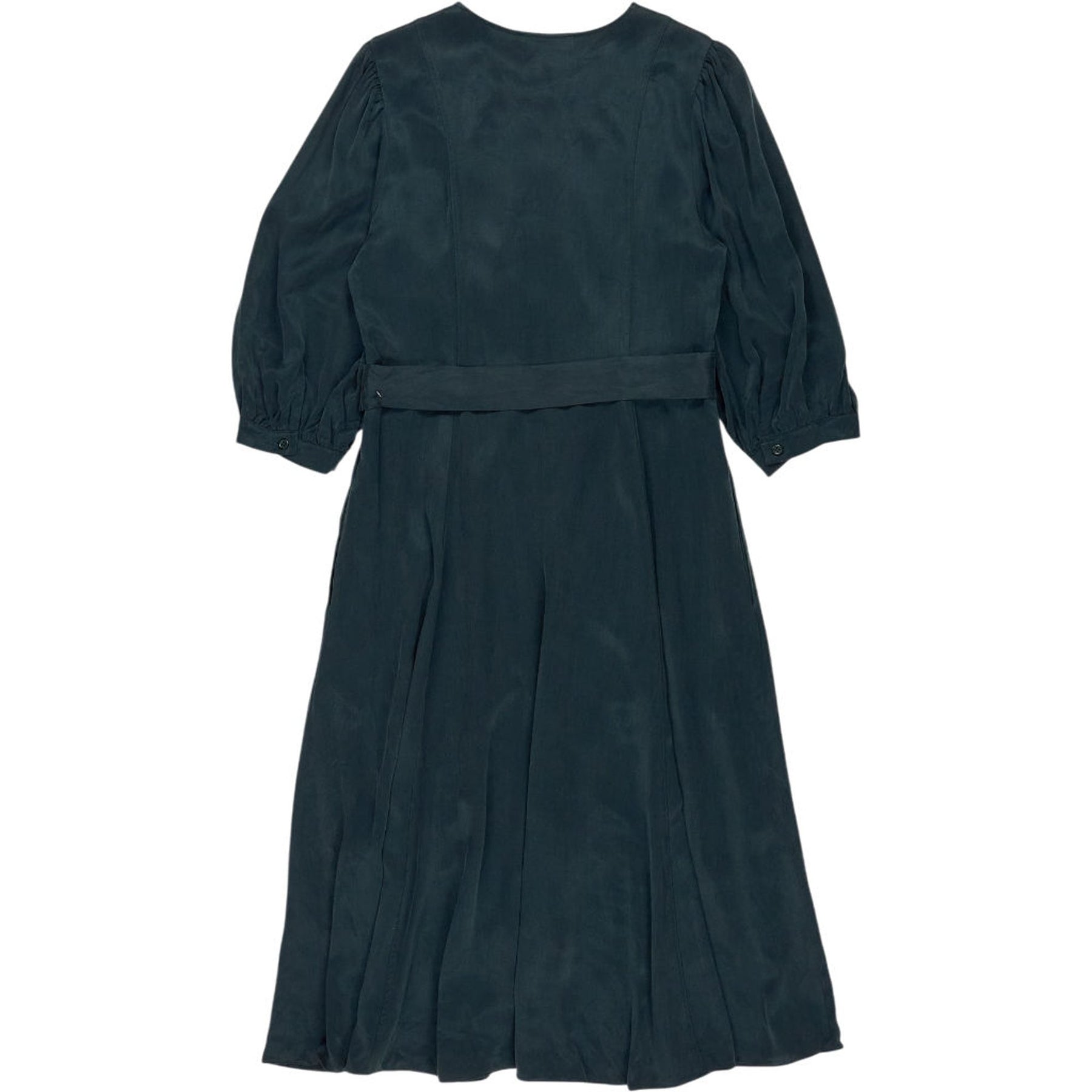 Baukjen Dark Green Malin Recycled Cupro Dress