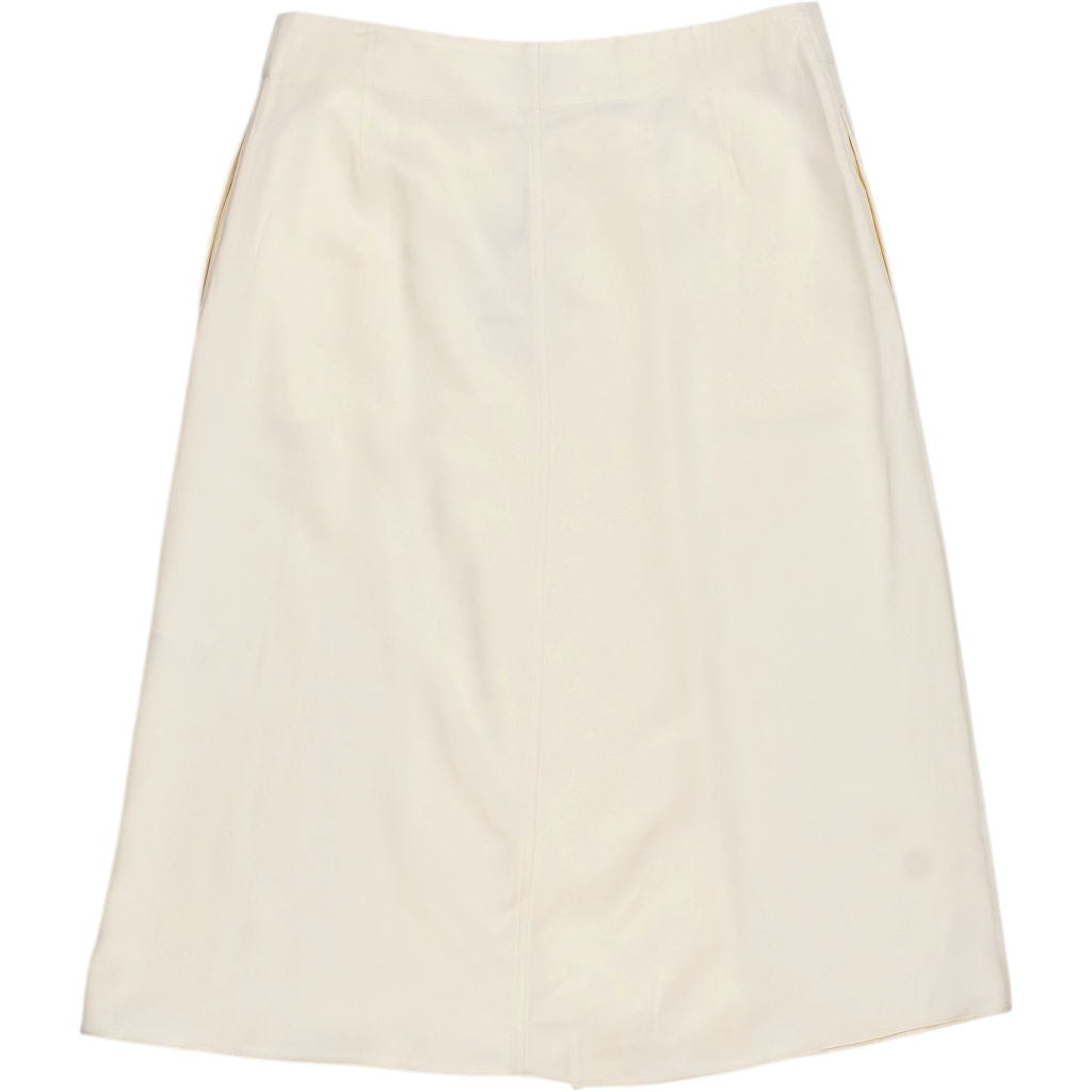Studio Nicholson Parchment Gutan Crepe Satin Skirt