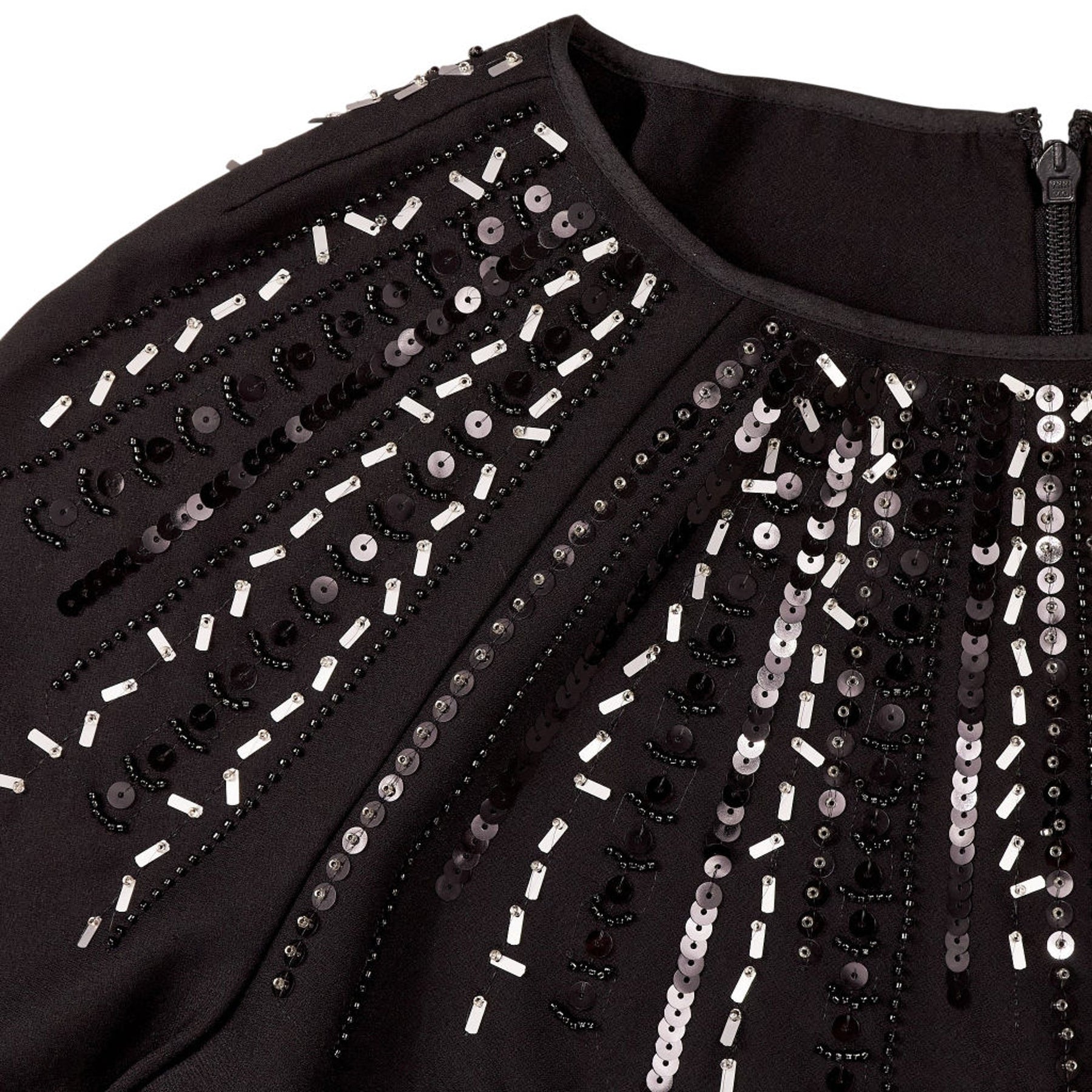 Studio 8 Black Carrie Beaded Dress