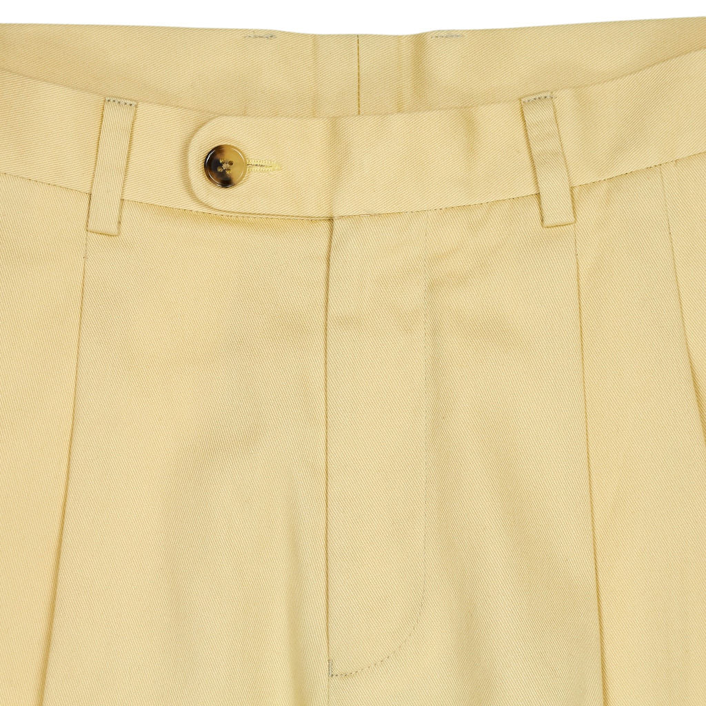 P Johnson Lemon Cotton Trousers