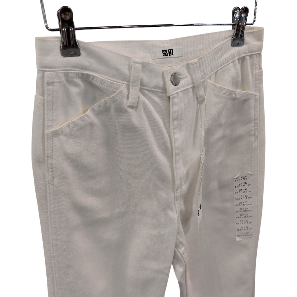 Uniqlo White Denim Jeans