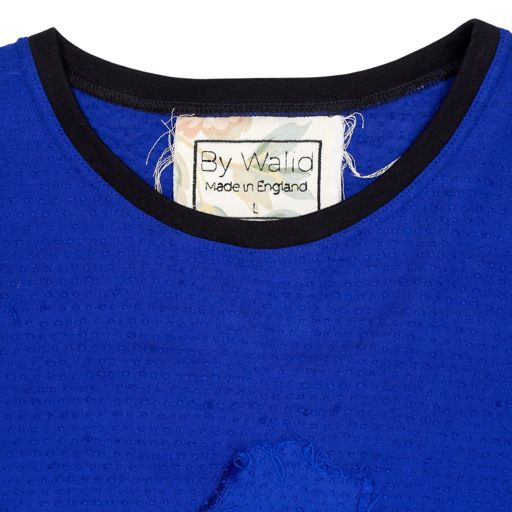 By Walid Blue Cotton Top