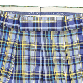 Kit Blake Blue Check Windsor Shorts