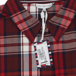 Tommy Hilfiger Red Plaid  Night Shirt