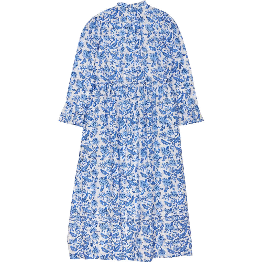 Pink City Prints Blue Amelia Dress