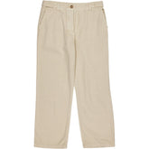 Hush Light Neutral Kia Washed Cotton Trousers