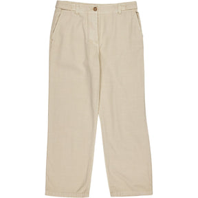 Hush Light Neutral Kia Washed Cotton Trousers