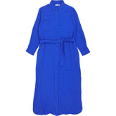 NRBY Blue Cotton Shirt Dress