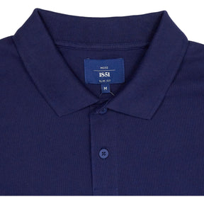 Moss 1851 Blue Slim Fit Polo Shirt M