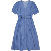 Baukjen Blue Yasmin Tencel Midi Dress