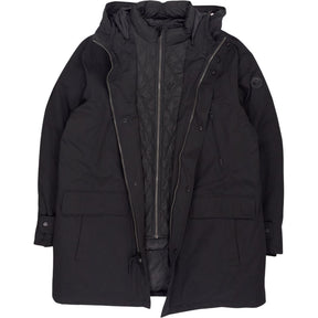 Michael Kors Black Hooded Parka Coat