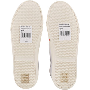 Hush White Henley Canvas Trainers