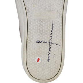 Barbour White Zip Trainers