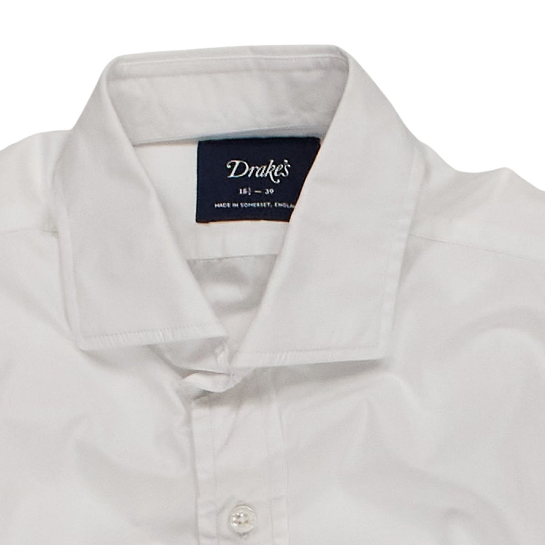 Drake's White Cotton Shirt 15
